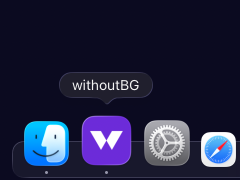 macOS desktop background removal app
